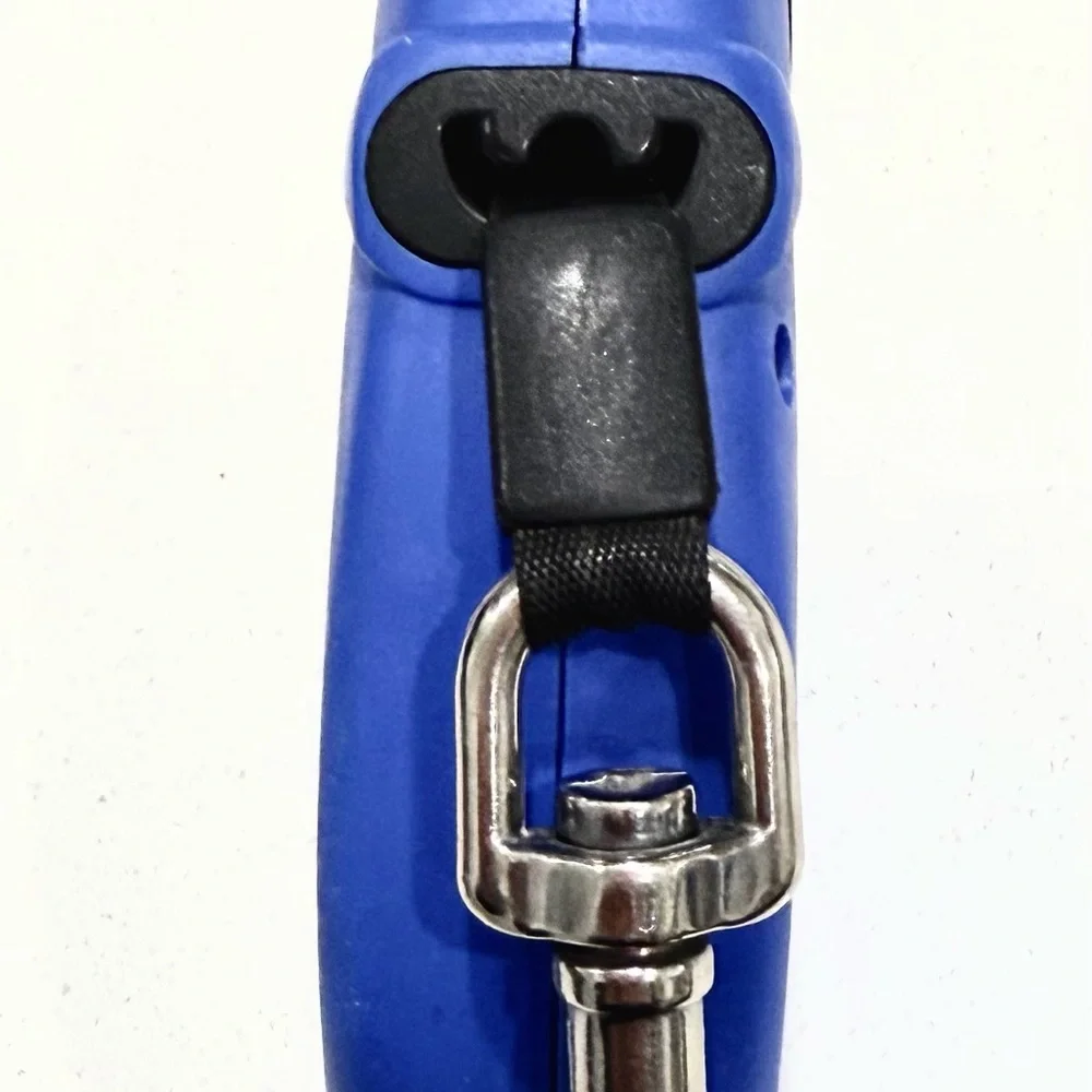 Flexi Freedom Retractable 16’ Leash Tape, Soft Grip Handle (Blue/Black)-Large